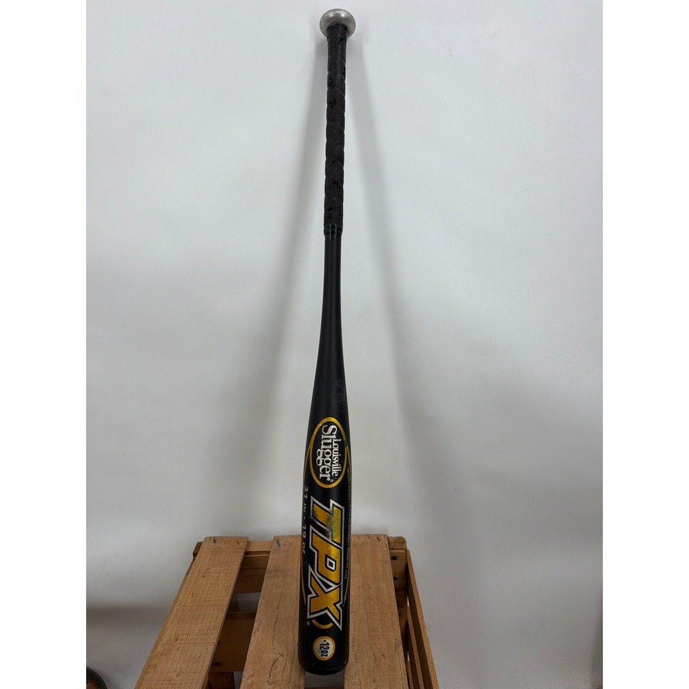 Louisville Slugger TPX Laser Youth Baseball Bat 31in 19oz -12 YB503 Black Gold